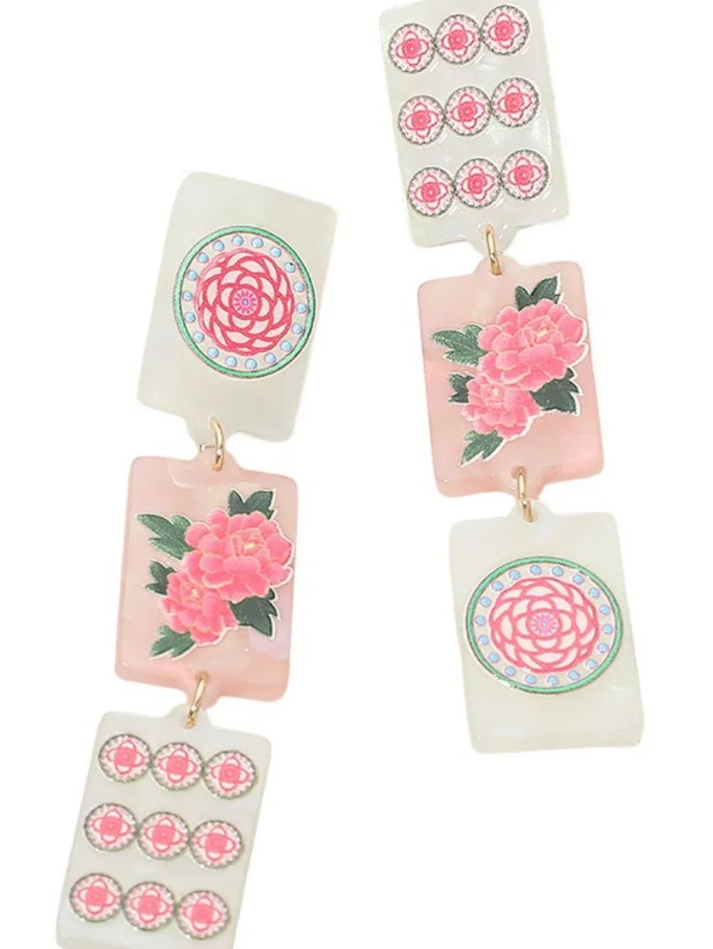 Pink Floral Mahjong Tile Triple Link 2.7